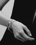 Fijne zilveren armband Refined