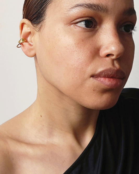 Vergulde oorcuff Summer Kaviar