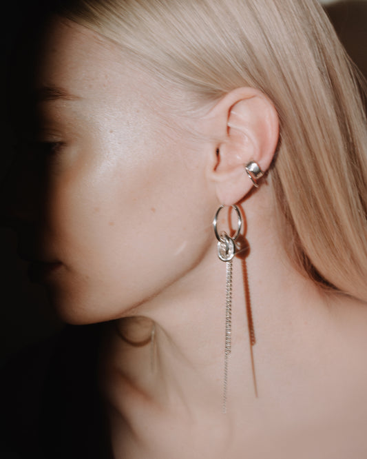 Zilveren oorcuff Summer Kaviar