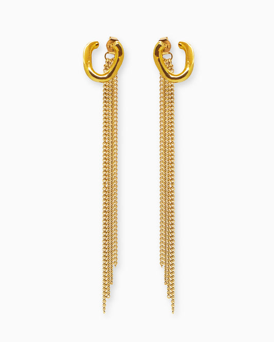 Gold-plated Bold earrings Day To Night