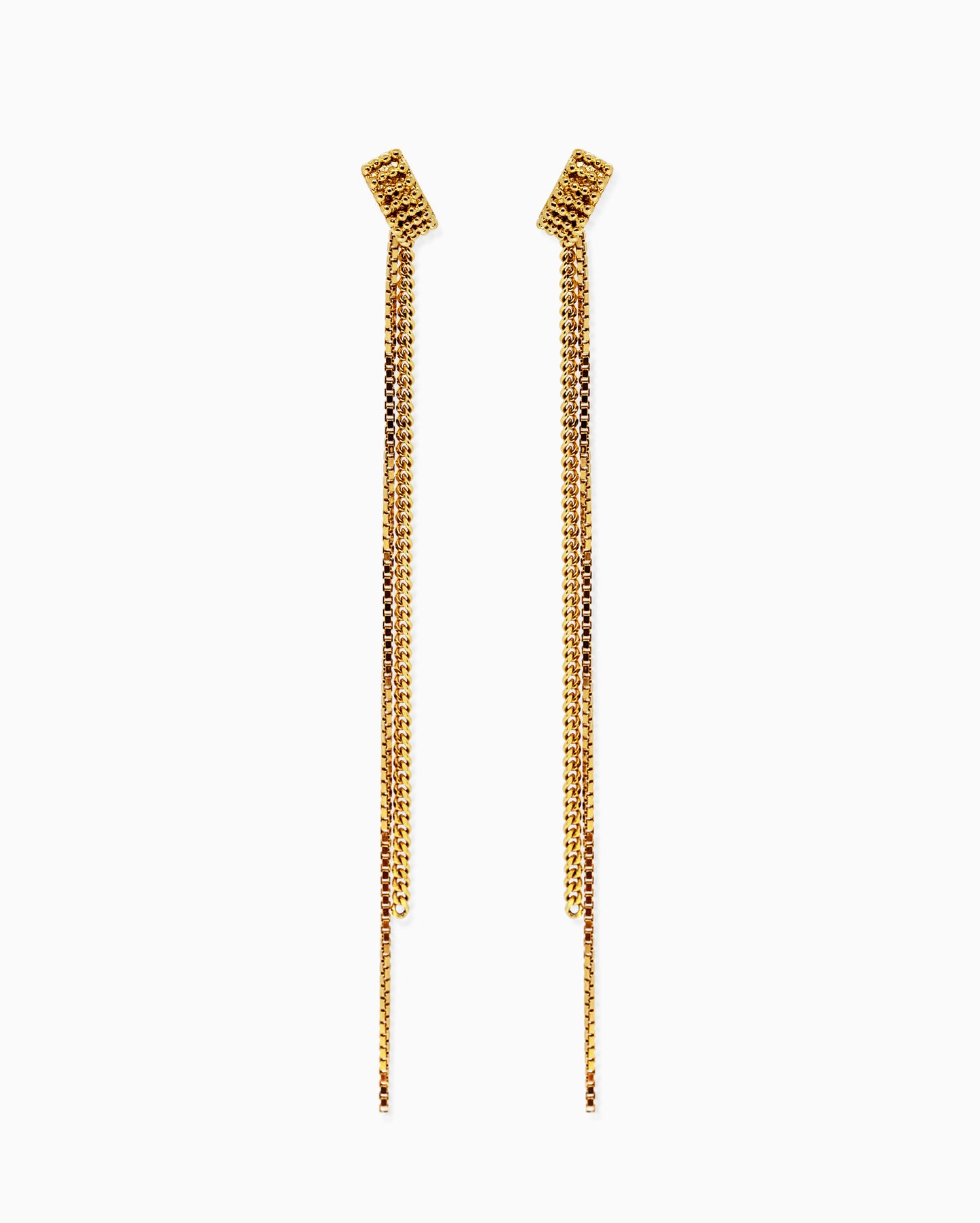 Gold-plated Kaviar earrings Day To Night