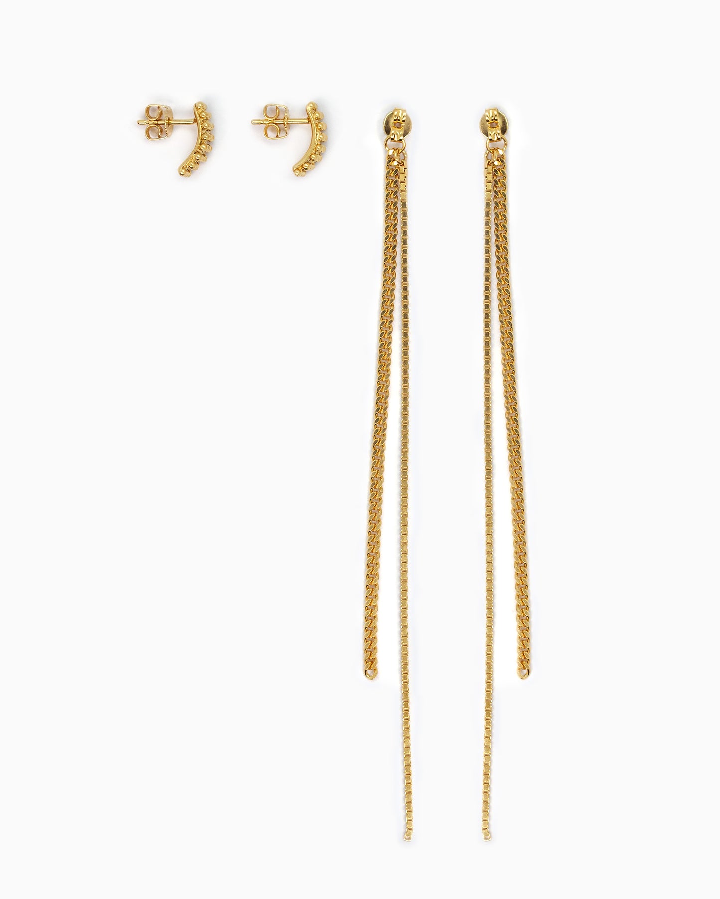 Gold-plated Kaviar earrings Day To Night