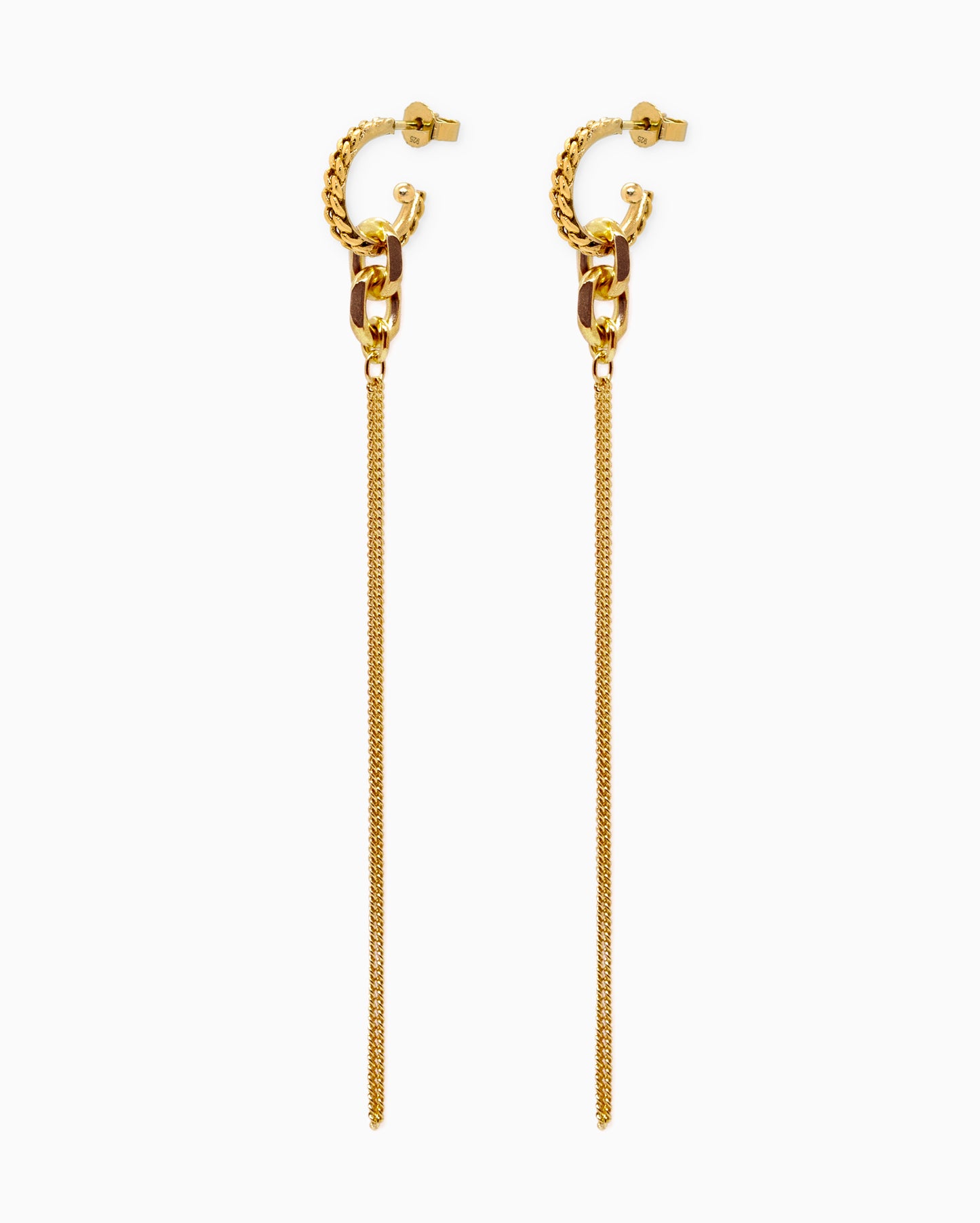 Gold-plated Luga earrings Day To Night