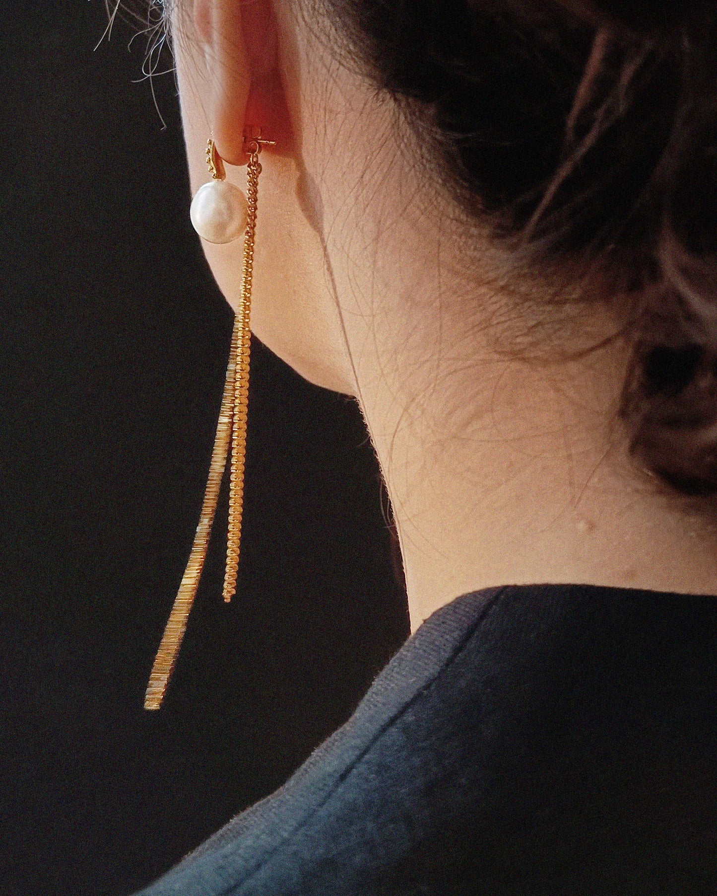 Gold-plated Summer Kaviar earrings Day To Night
