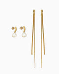Gold-plated Summer Kaviar earrings Day To Night