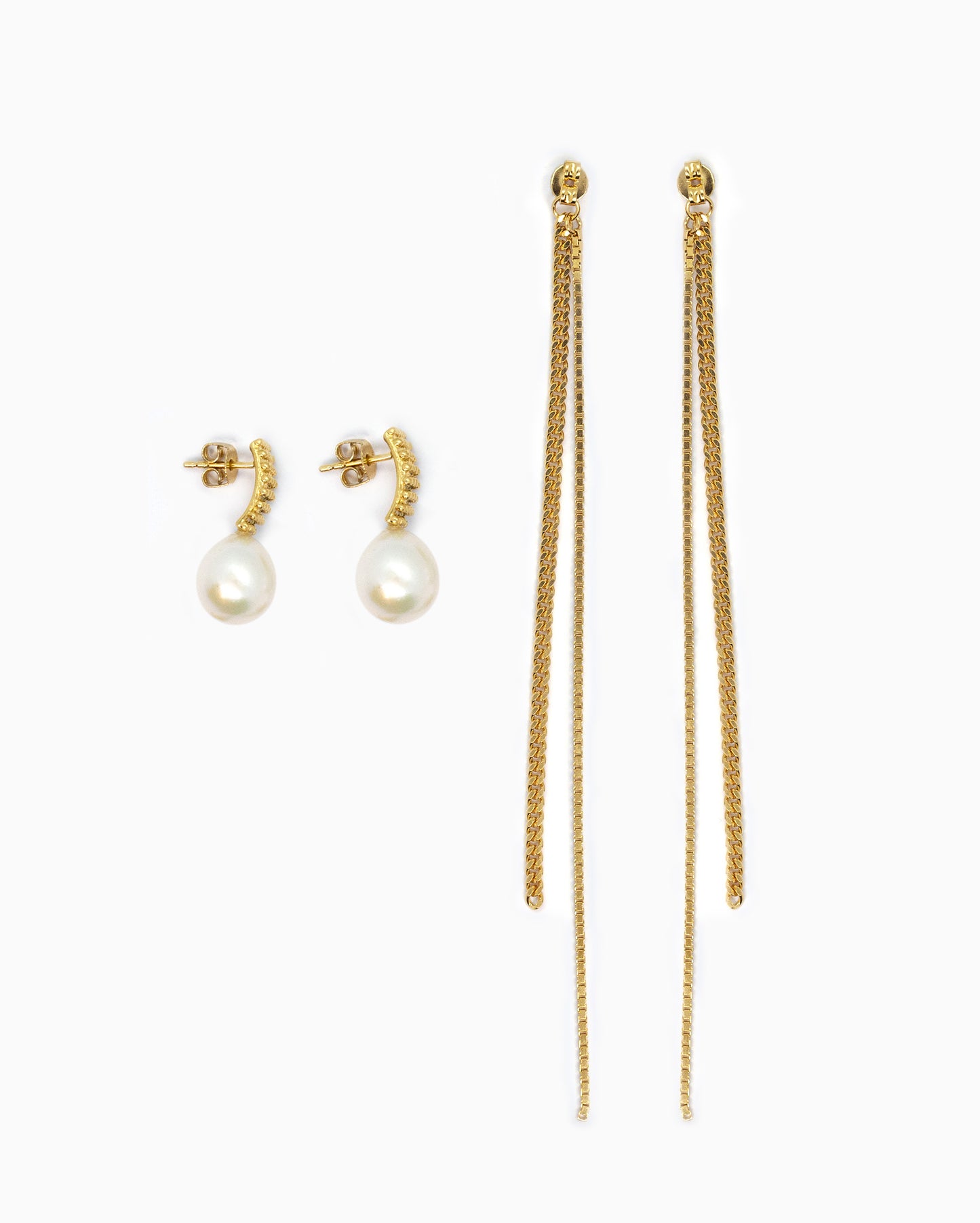 Gold-plated Summer Kaviar earrings Day To Night