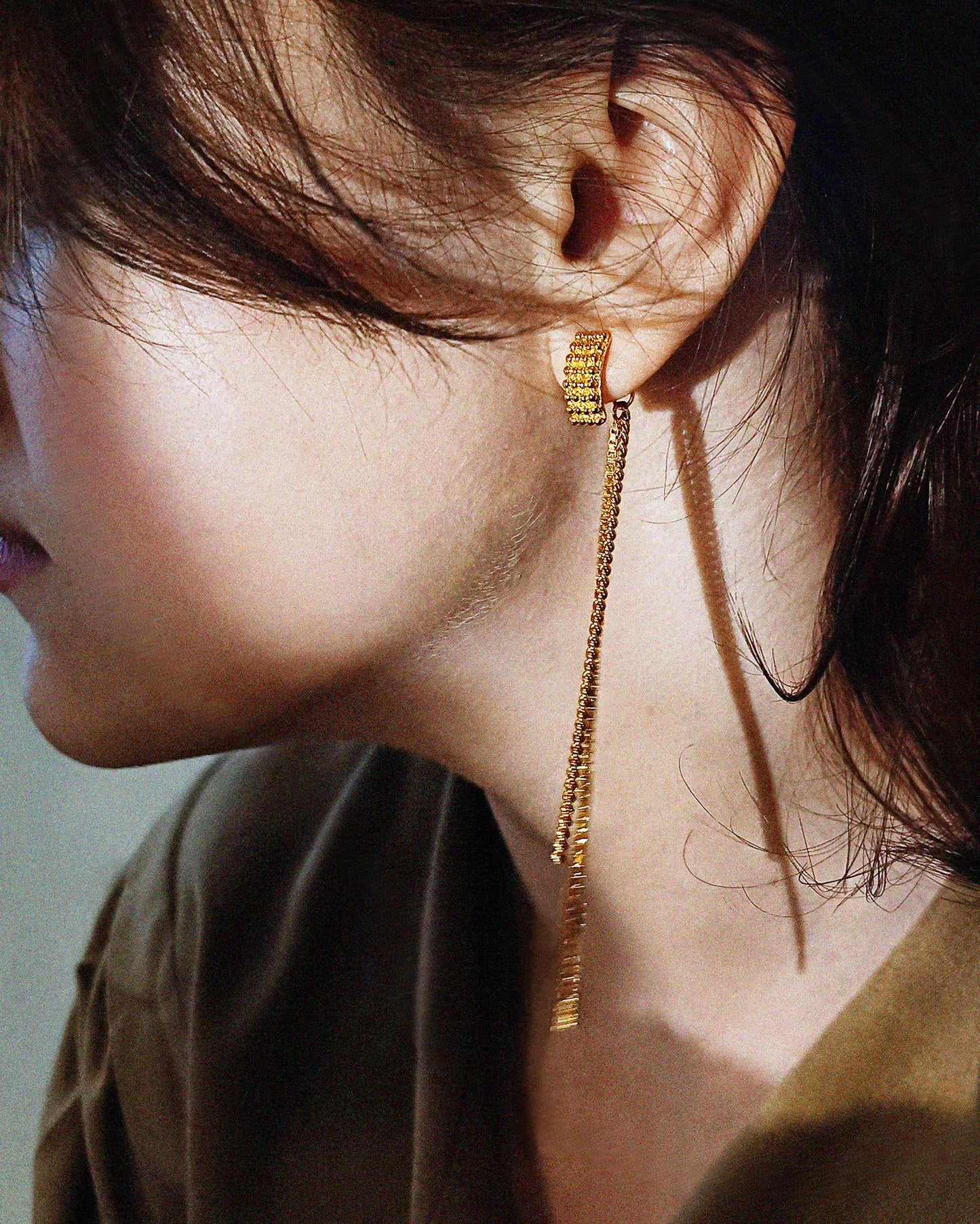 Gold-plated Kaviar earrings Day To Night