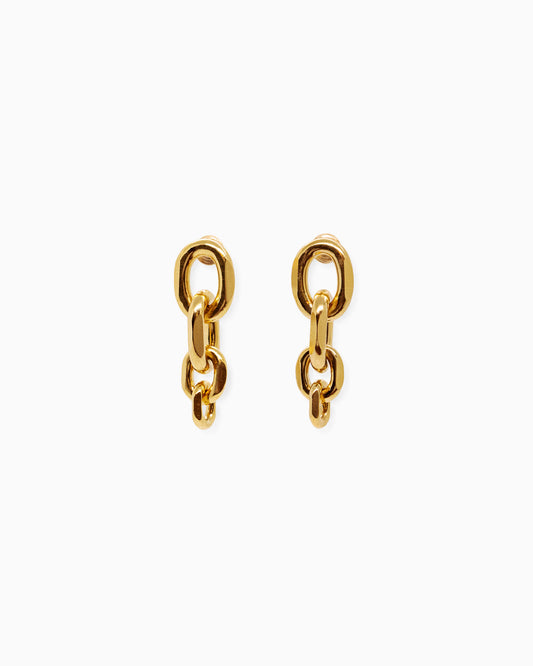 Gold-Plated Earrings Bold