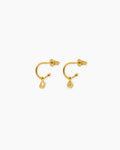 Gold-plated hoop earrings Refined