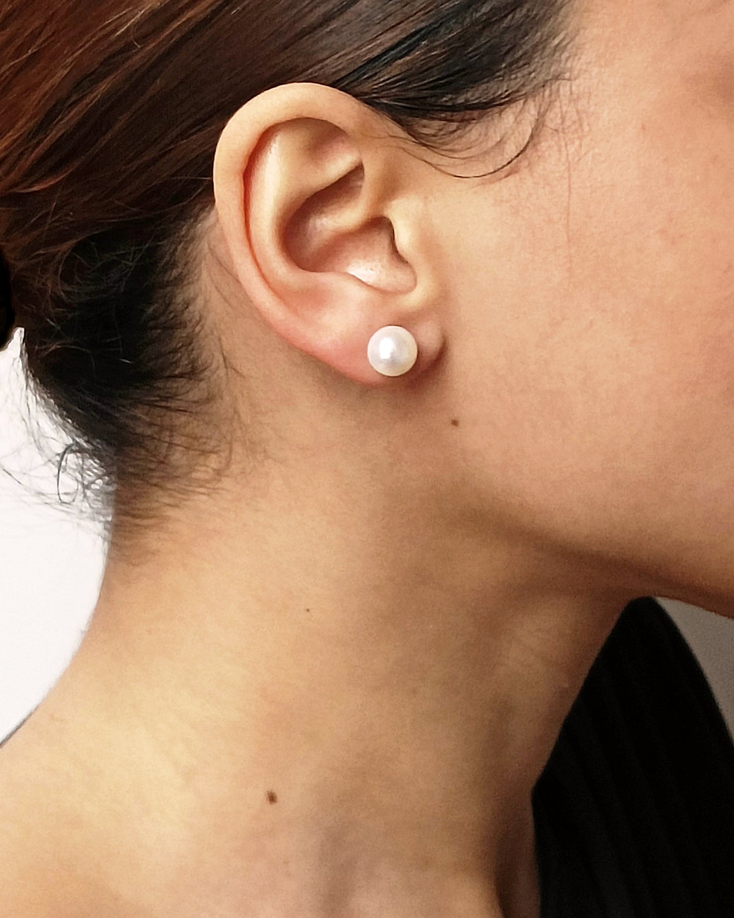 Mini pearl earstud Summer Kaviar Gold plated