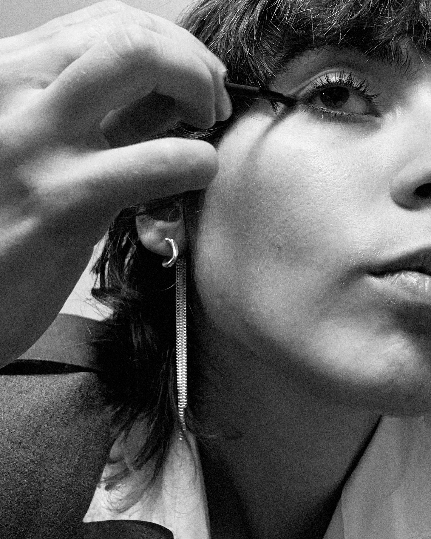 Silver Bold earrings Day To Night