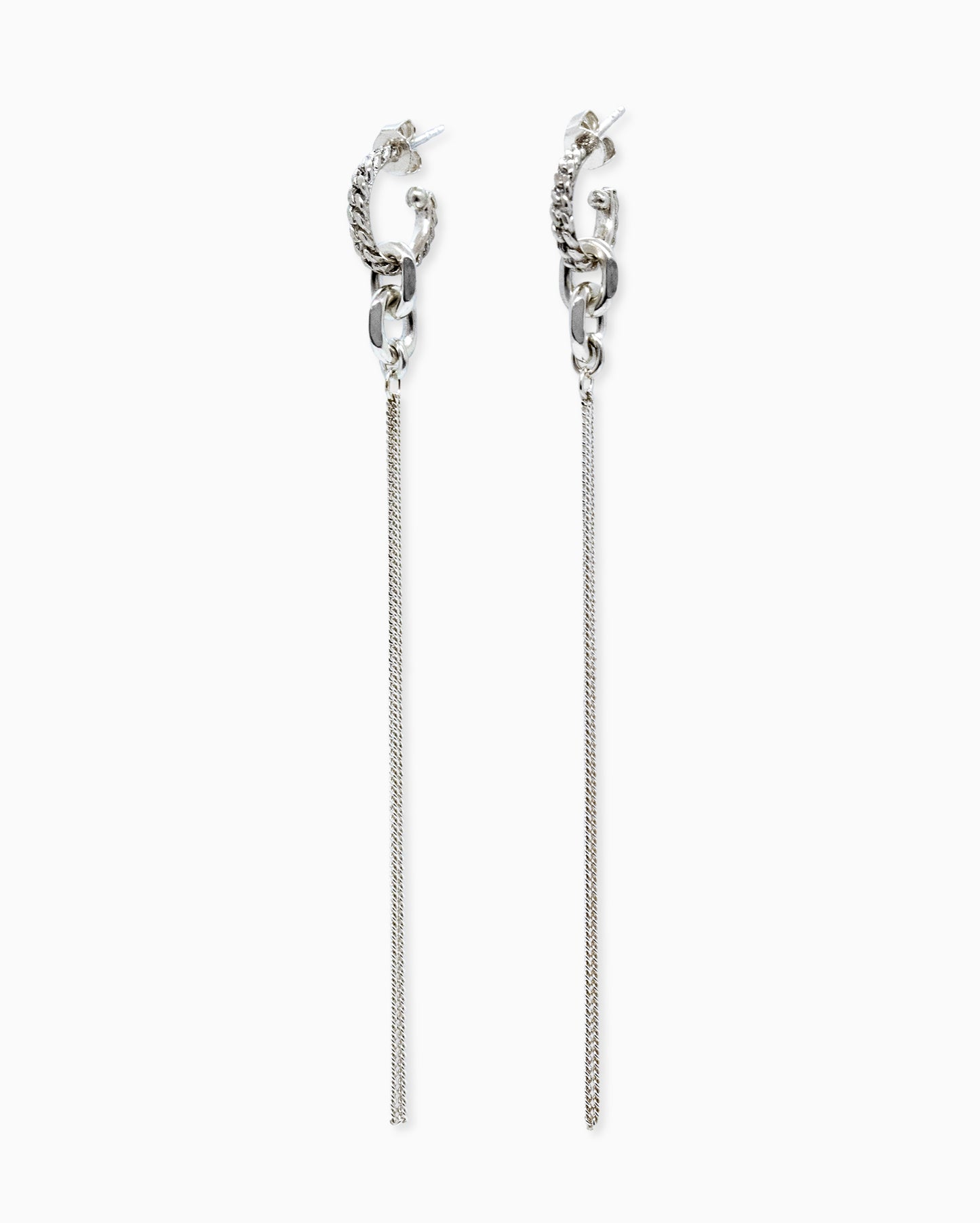 Silver Luga earrings Day To Night