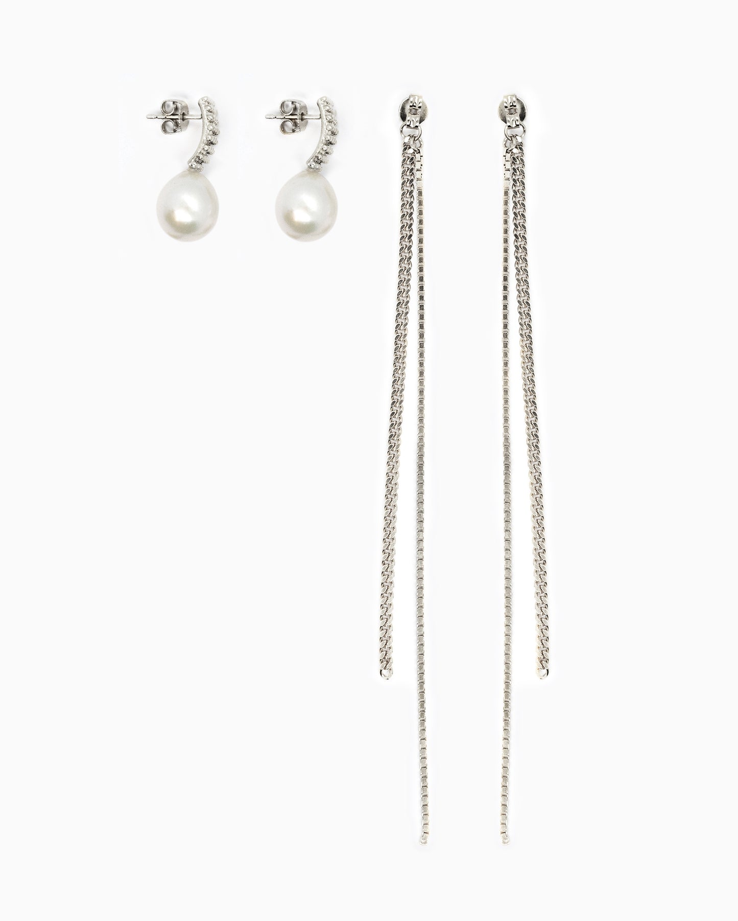 Silver Summer Kaviar earrings Day To Night