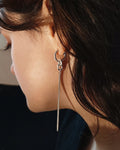 Silver Luga earrings Day To Night