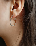 Silver Refined earrings Day