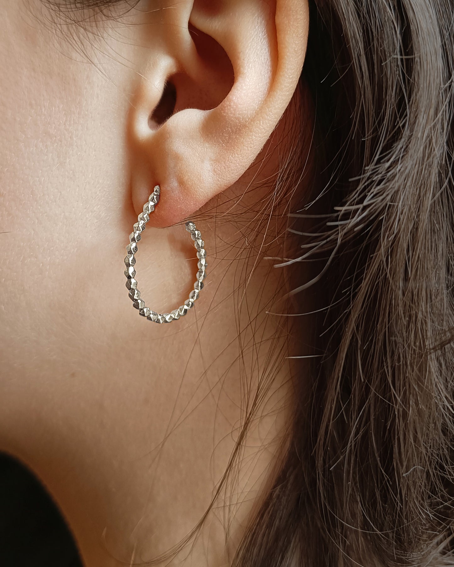 Silver Refined earrings Day