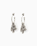 Statement earrings Kaviar silver