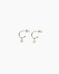 Silver hoop earring Refined