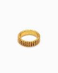 Gold-plated Kaviar ring