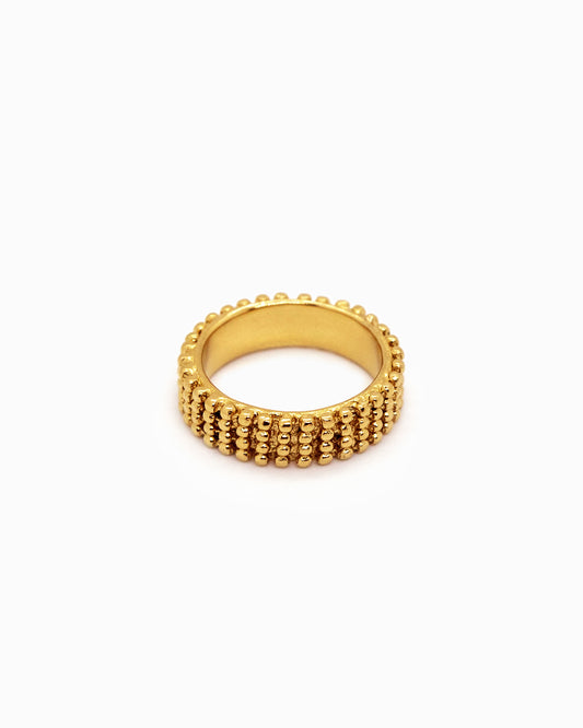 Vergulde Kaviar ring