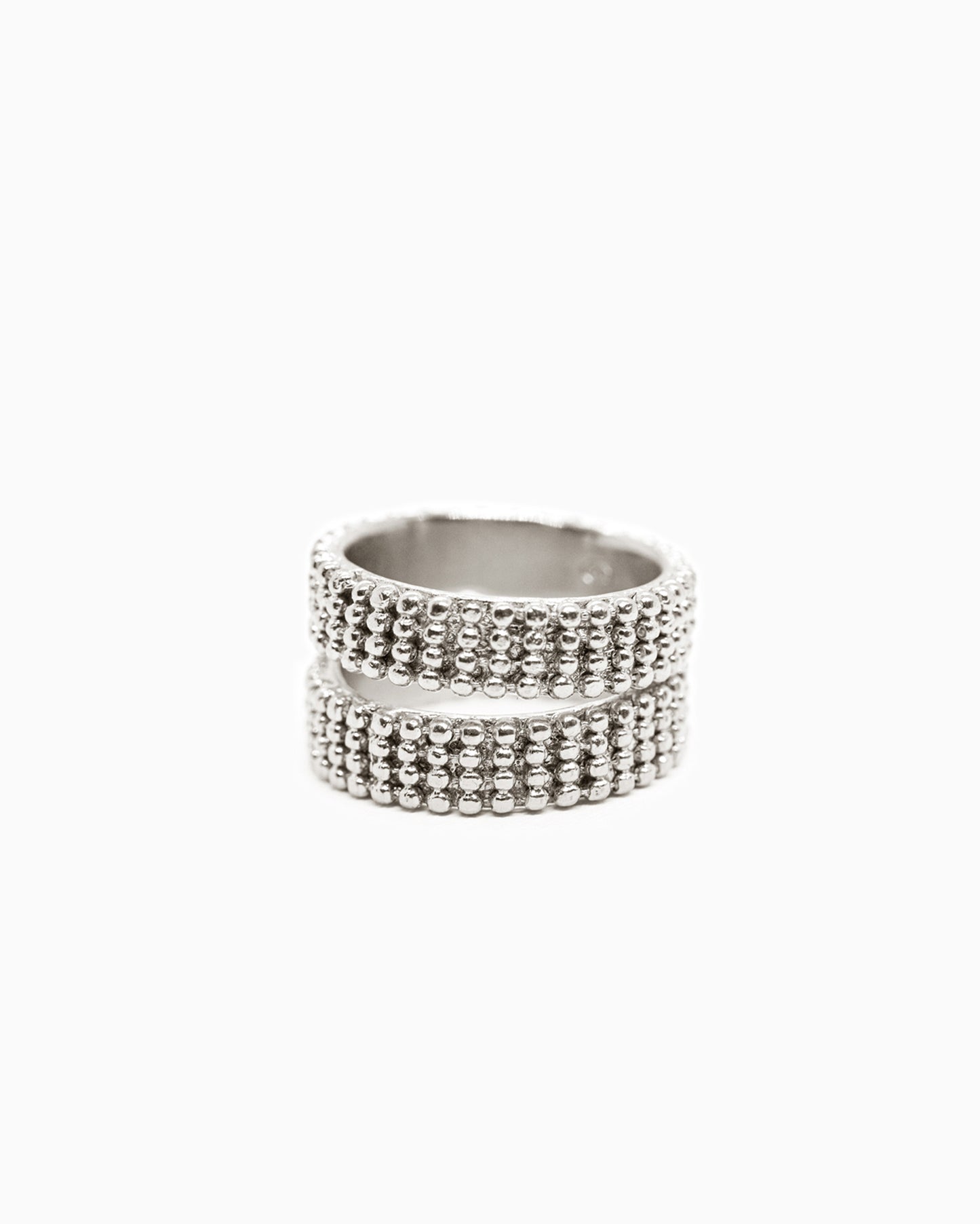 Silver Kaviar ring