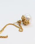 Gold-plated Summer Kaviar earrings with pearl