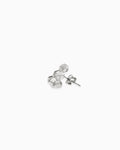 Silver triangular earstuds 6 Refined