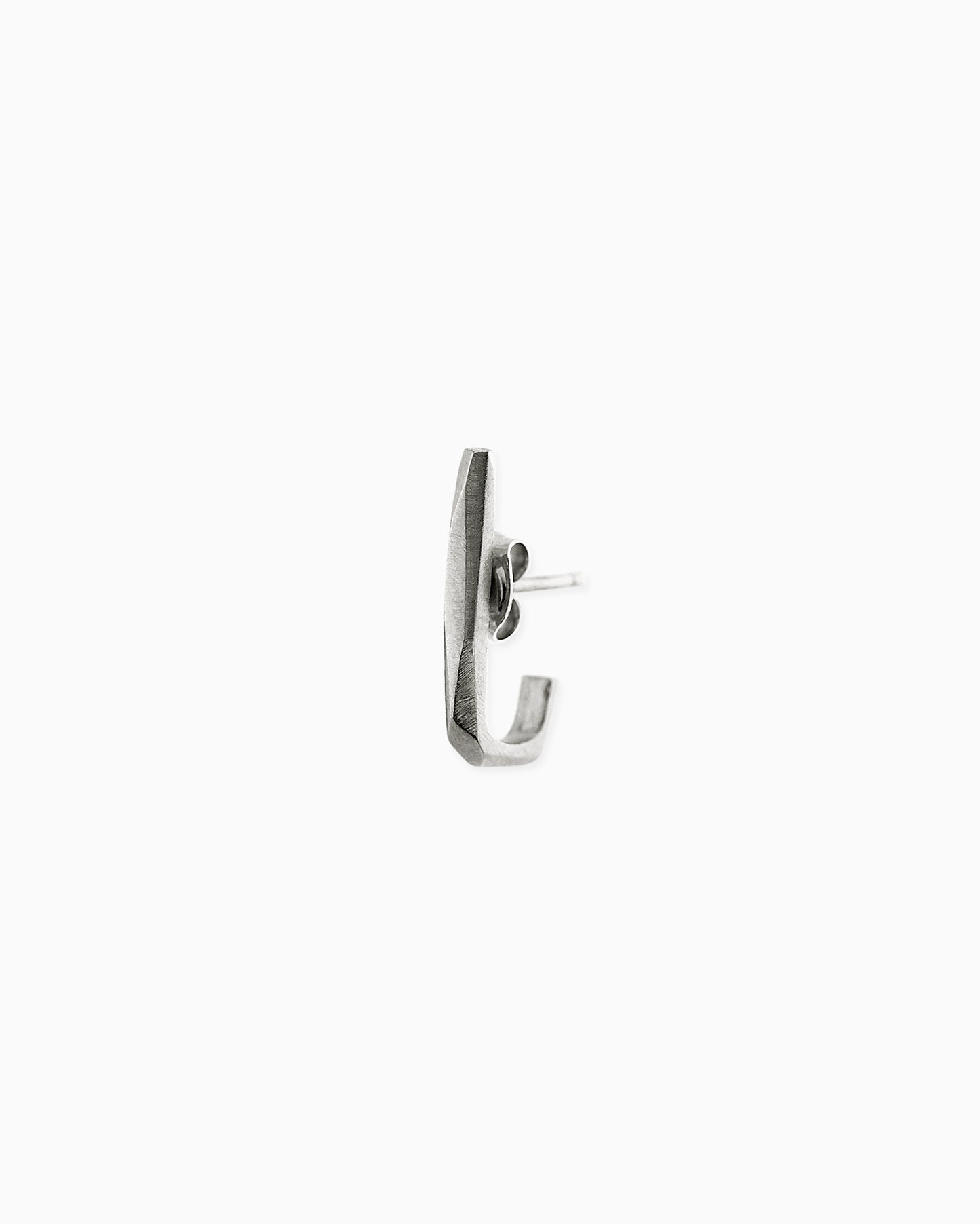 Silver Rock earrings
