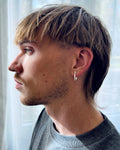 Silver Rock earrings