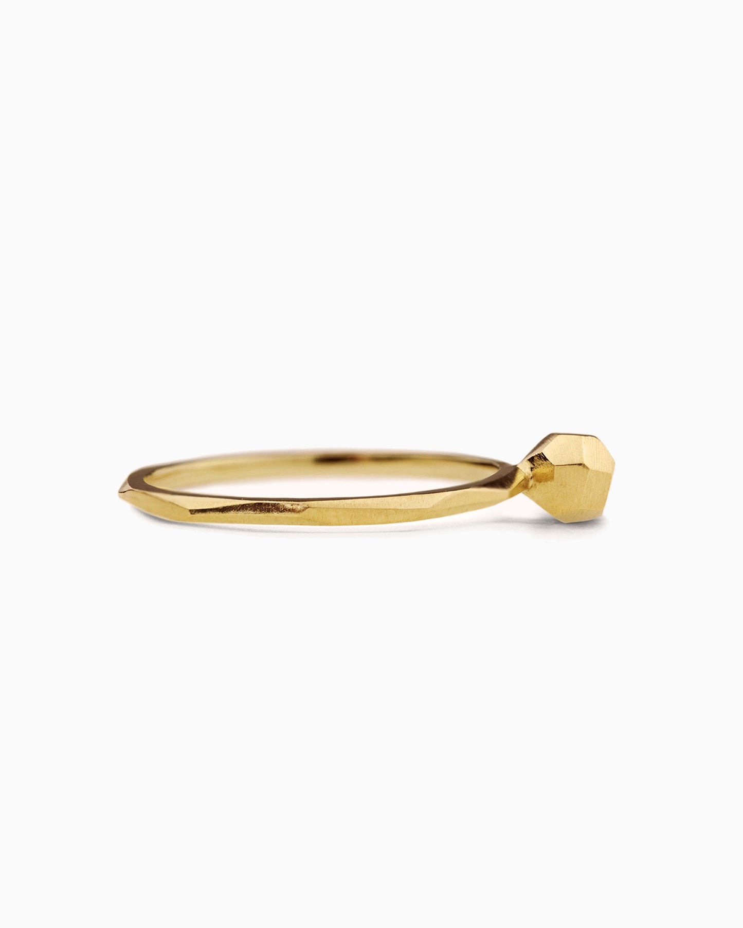 18k fairmined gold Rock ring