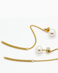 Mini pearl earrings Summer Kaviar Gold plated