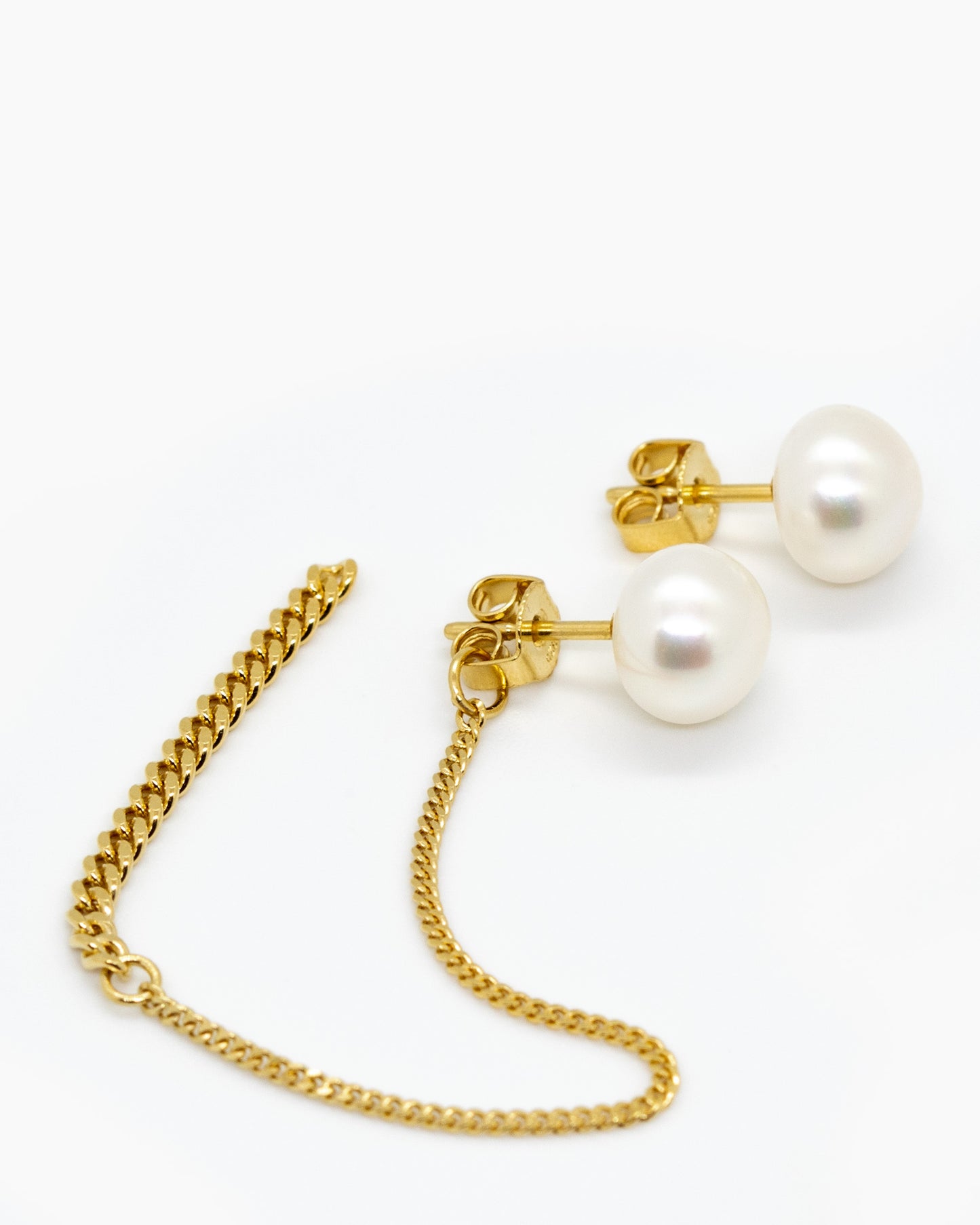 Mini pearl earstud Summer Kaviar Gold plated
