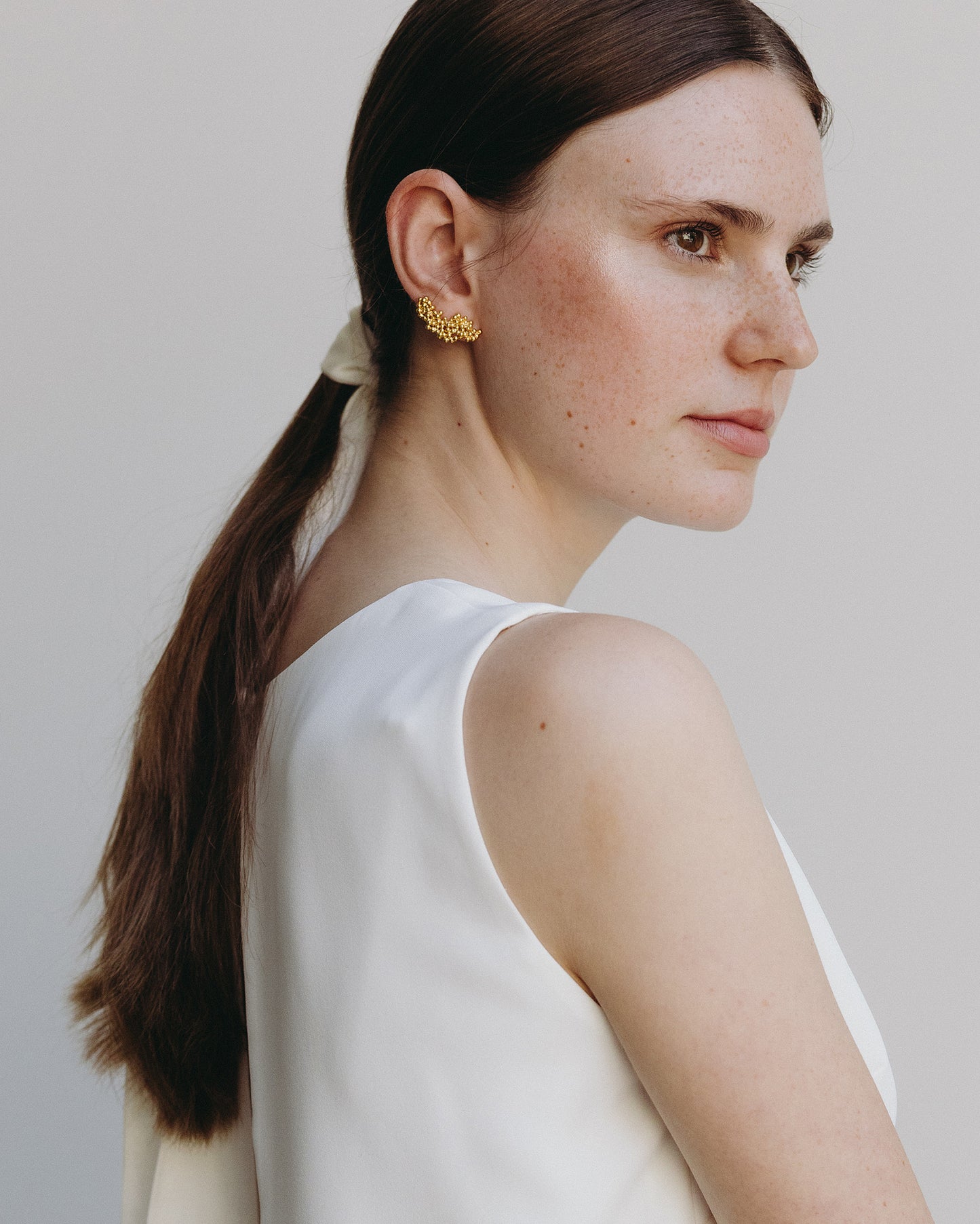 Gold-plated earcuffs Kaviar