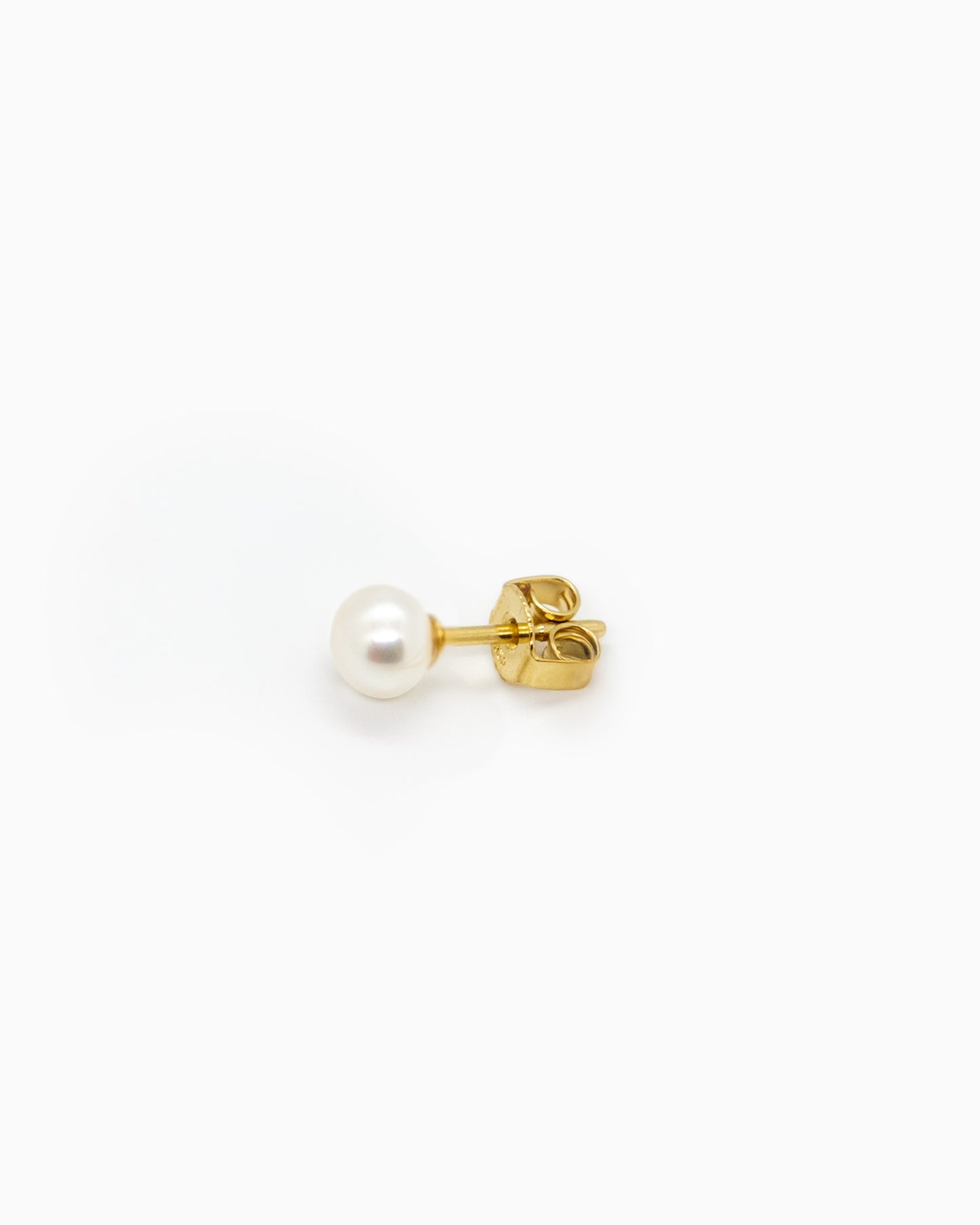 Mini pearl earstud Summer Kaviar Gold plated