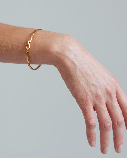 Verguld zilveren LUGA armband