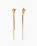 Gold-plated festive earrings Rock