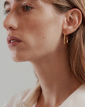 Gold-plated silver earrings LUGA