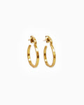 Gold-plated silver earrings LUGA