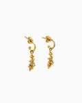 Little gold-plated earrings Summer Kaviar