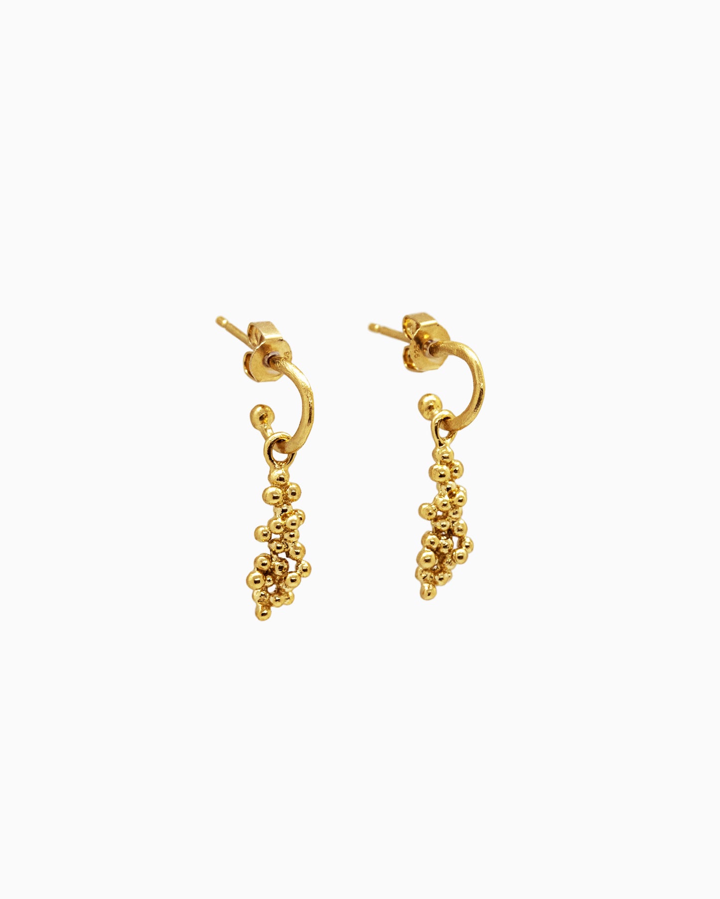 Little gold-plated earrings Summer Kaviar