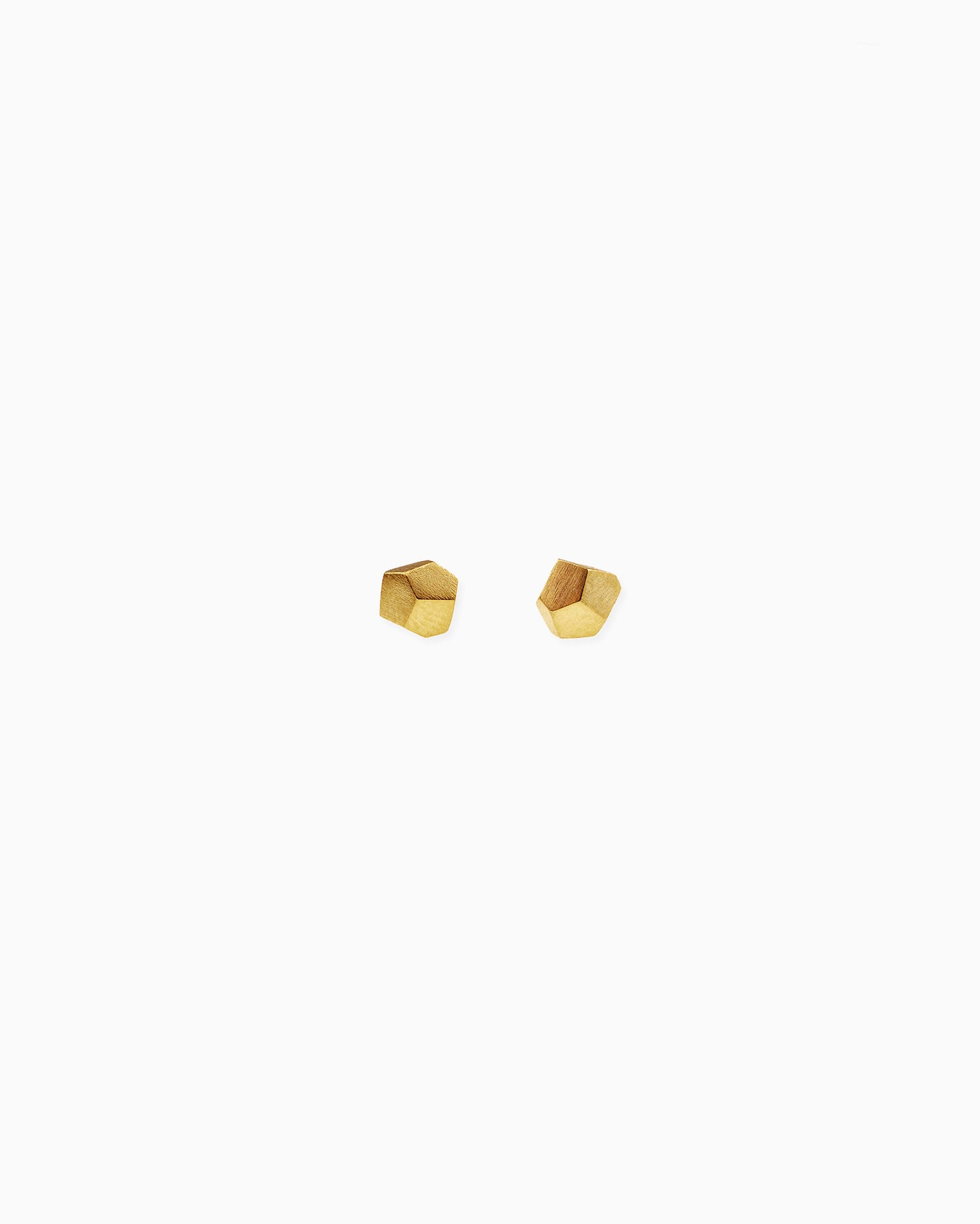 Mini Refined gold-plated earstuds