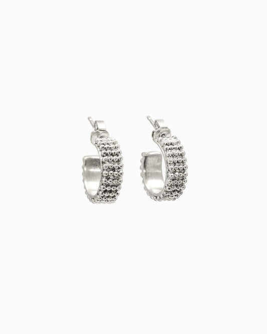 Silver earrings Summer Kaviar