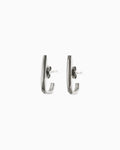 Silver Rock earrings