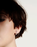 Silver Rock earrings