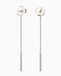Silver Summer Kaviar earrings with pearl