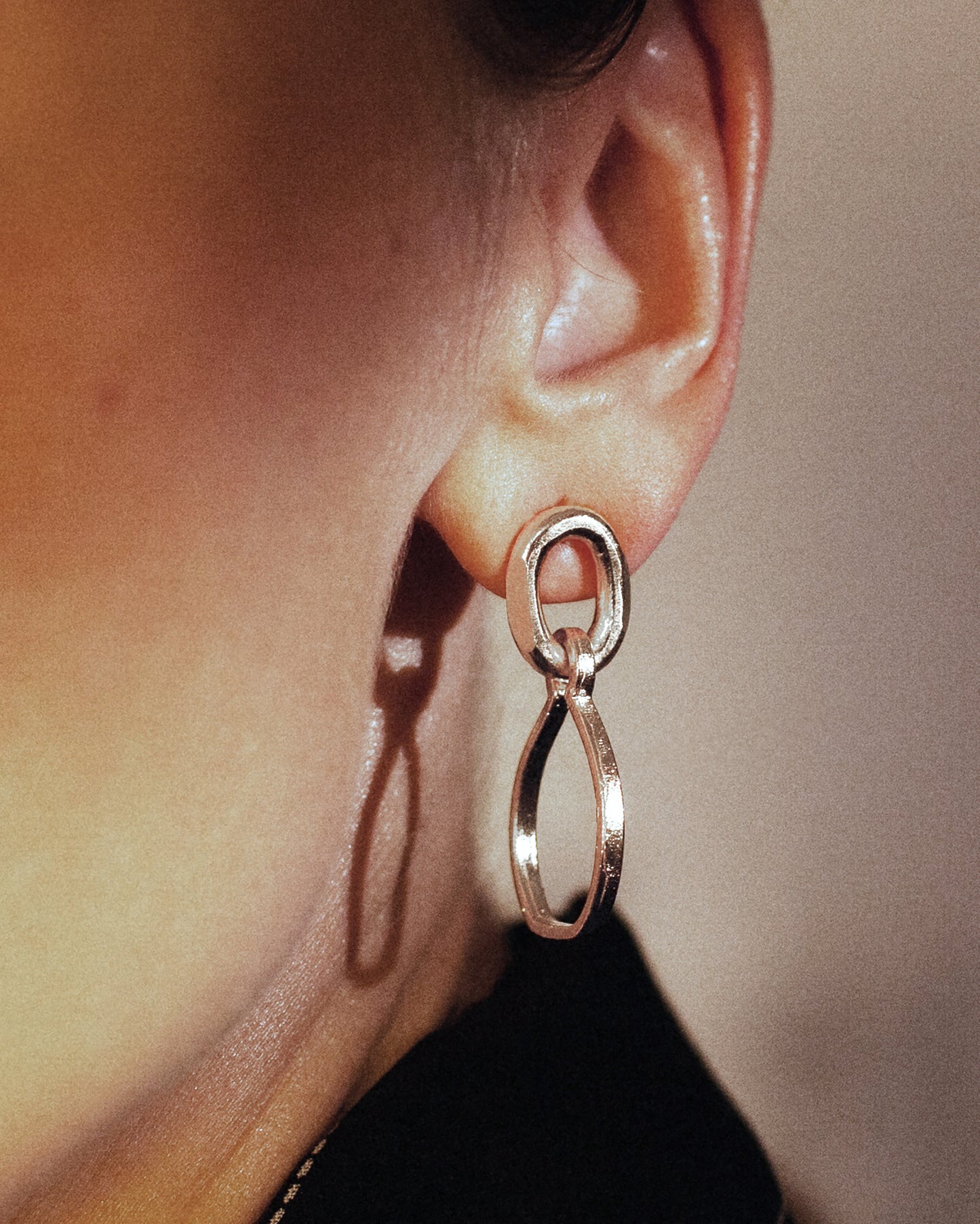 Silver earrings Bold