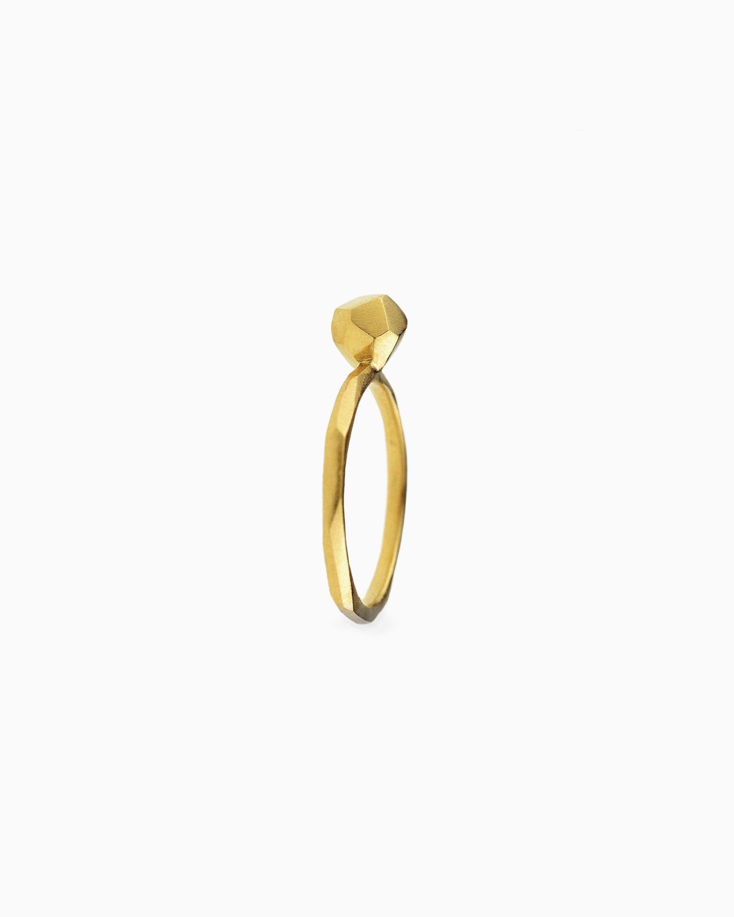 Small Gold-plated rock ring