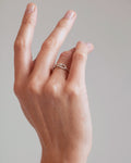 Silver chain ring LUGA