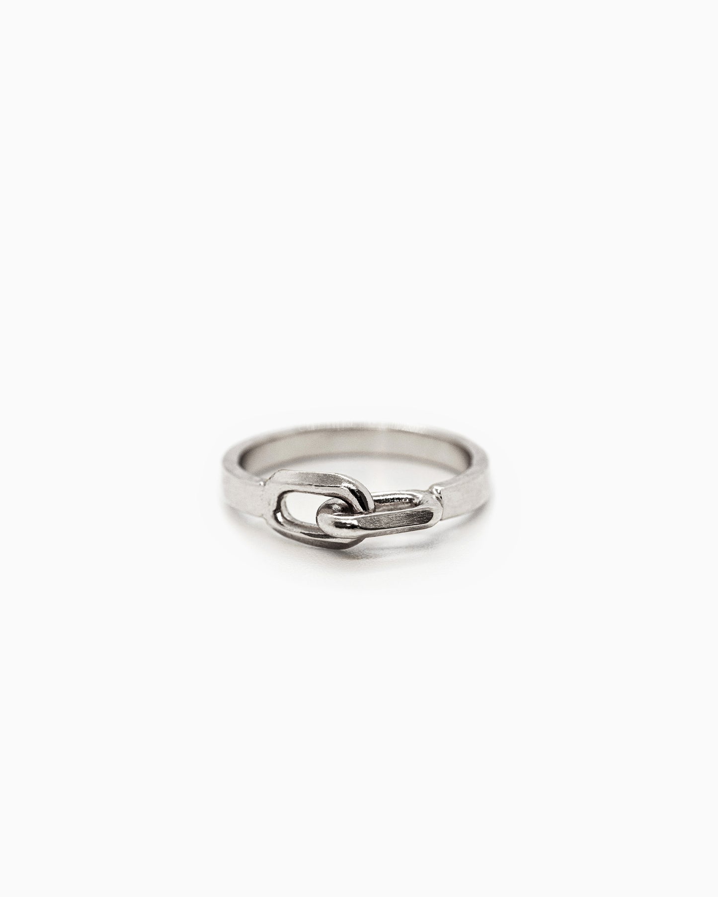 Silver chain ring LUGA