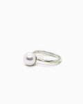 Silver Summer Kaviar ring with pearl